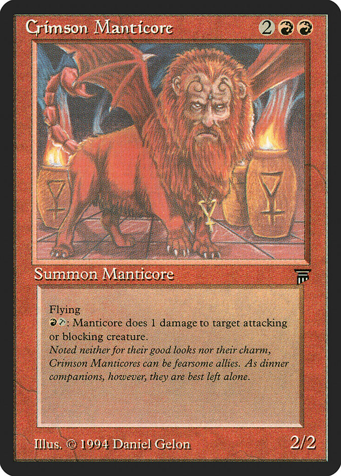 Crimson Manticore [Legends] | Grognard Games