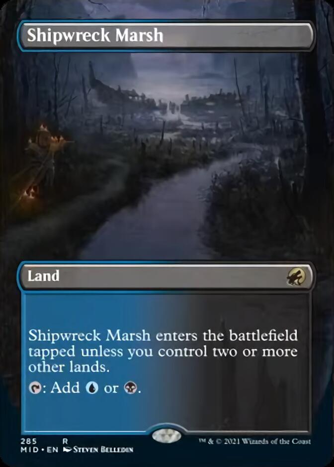 Shipwreck Marsh (Borderless) [Innistrad: Midnight Hunt] | Grognard Games