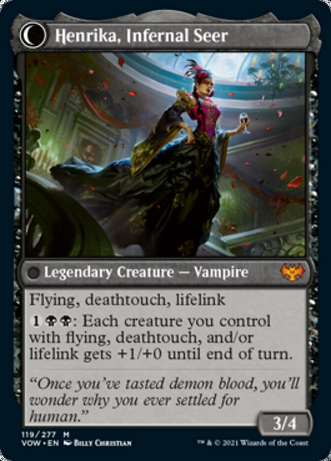 Henrika Domnathi // Henrika, Infernal Seer [Innistrad: Crimson Vow] | Grognard Games