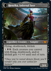 Henrika Domnathi // Henrika, Infernal Seer [Innistrad: Crimson Vow] | Grognard Games