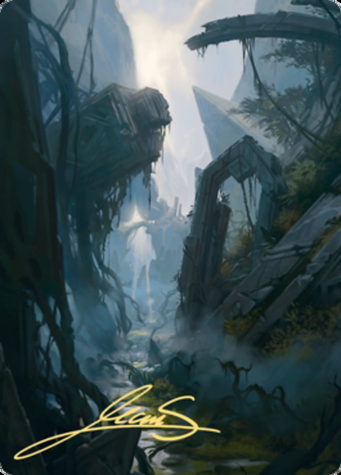 Swamp 2 Art Card (Gold-Stamped Signature) [Zendikar Rising Art Series] | Grognard Games