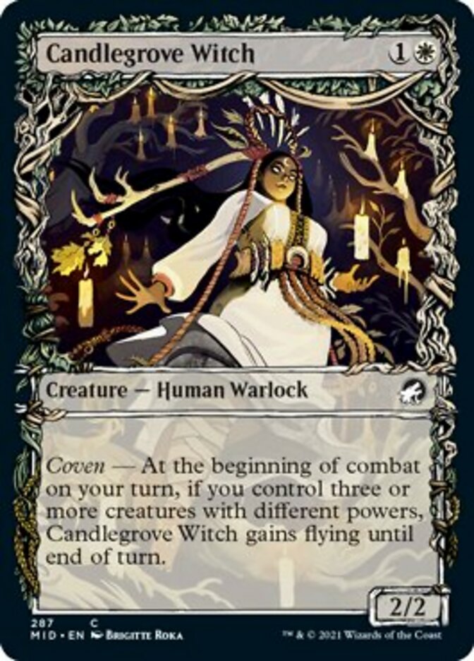 Candlegrove Witch (Showcase Equinox) [Innistrad: Midnight Hunt] | Grognard Games