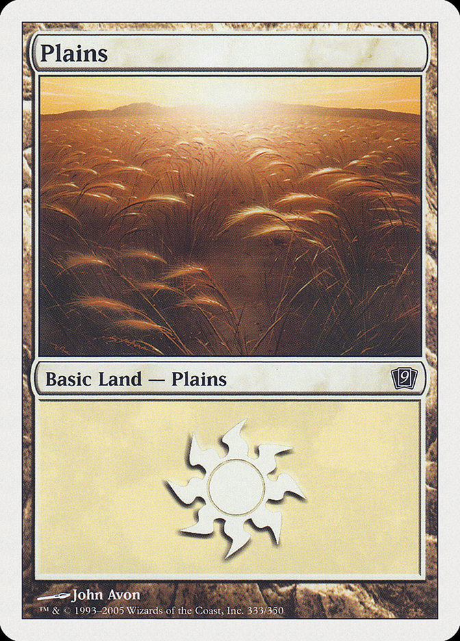 Plains (333) [Ninth Edition] | Grognard Games