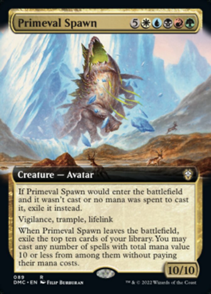 Primeval Spawn (Extended Art) [Dominaria United Commander] | Grognard Games