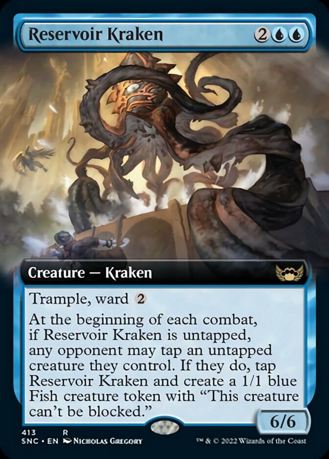 Reservoir Kraken (Extended Art) [Streets of New Capenna] | Grognard Games