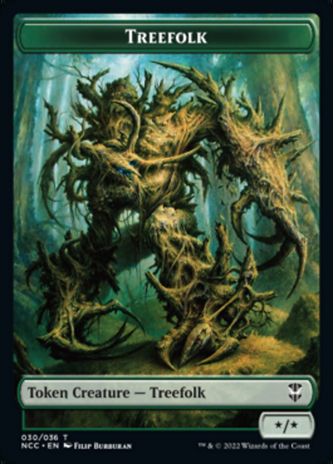 Treefolk // Spider Double-sided Token [Streets of New Capenna Commander Tokens] | Grognard Games