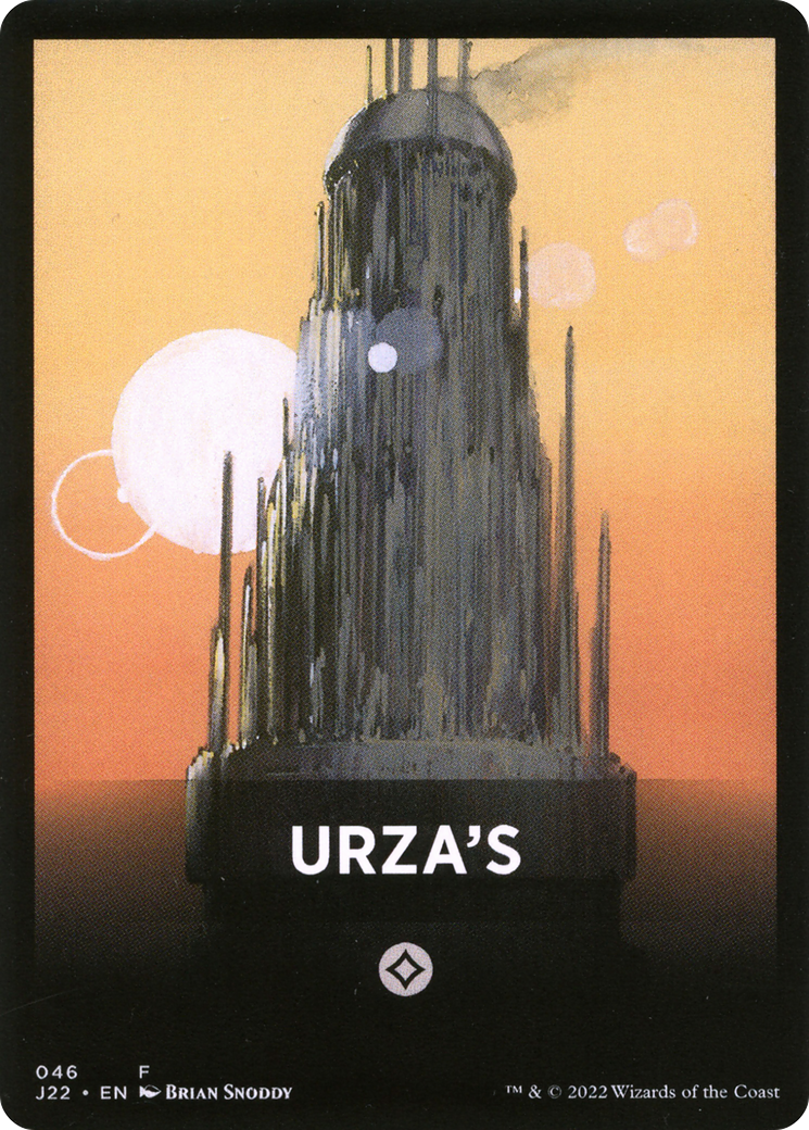 Urza's Theme Card [Jumpstart 2022 Front Cards] | Grognard Games