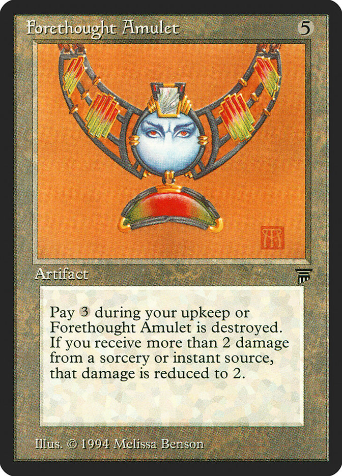 Forethought Amulet [Legends] | Grognard Games