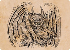 Cloister Gargoyle (Showcase) Art Card [Dungeons & Dragons: Adventures in the Forgotten Realms Art Series] | Grognard Games