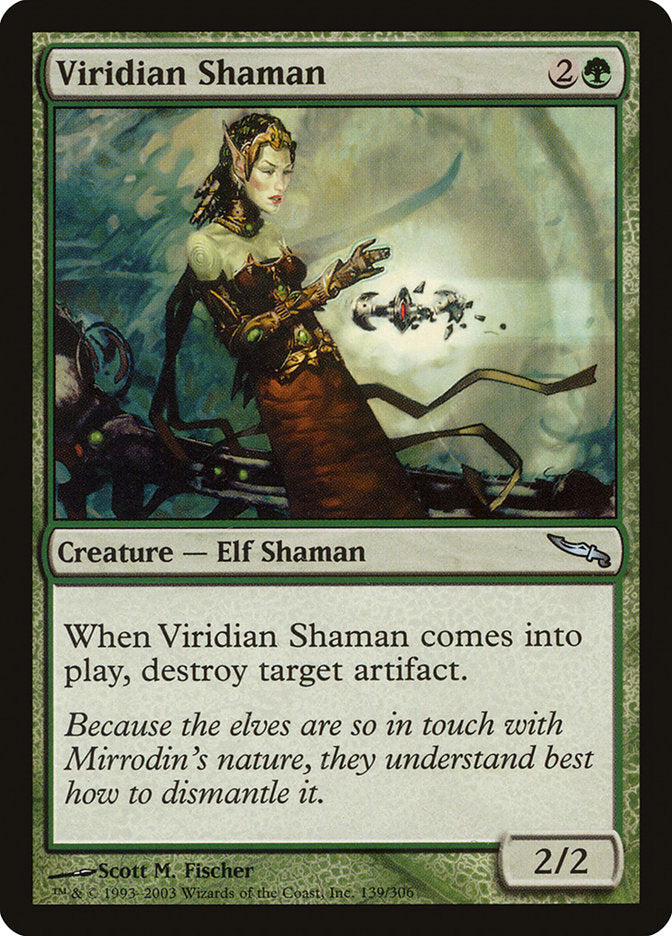 Viridian Shaman [Mirrodin] | Grognard Games