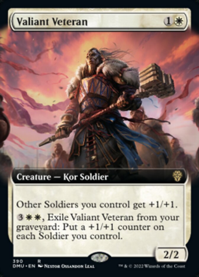 Valiant Veteran (Extended Art) [Dominaria United] | Grognard Games