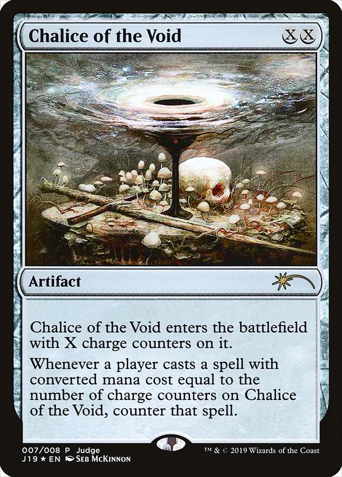 Chalice of the Void [Judge Gift Cards 2019] | Grognard Games