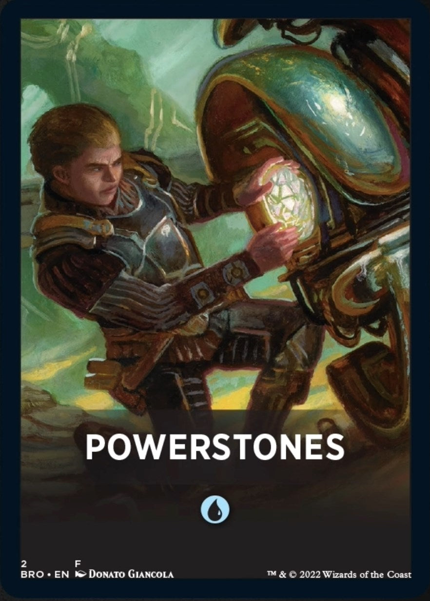 Powerstones Theme Card [The Brothers' War Tokens] | Grognard Games