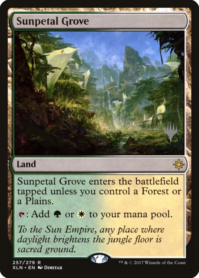 Sunpetal Grove (Promo Pack) [Ixalan Promos] | Grognard Games