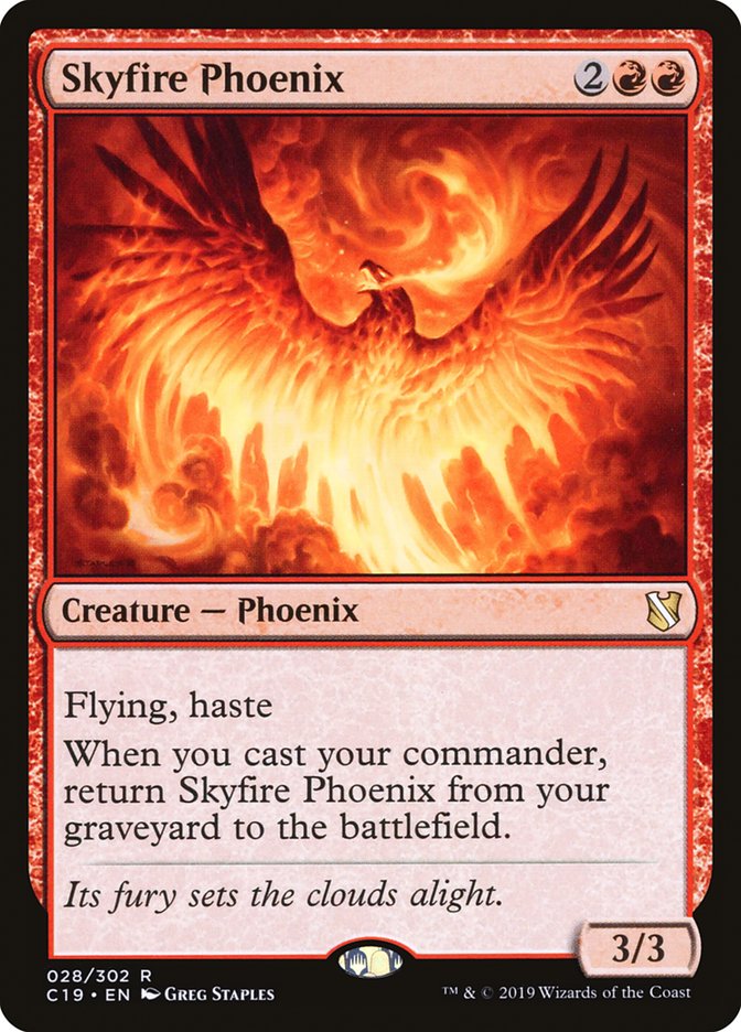 Skyfire Phoenix [Commander 2019] | Grognard Games