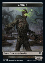 Bird (002) // Zombie Double-sided Token [Dominaria United Tokens] | Grognard Games