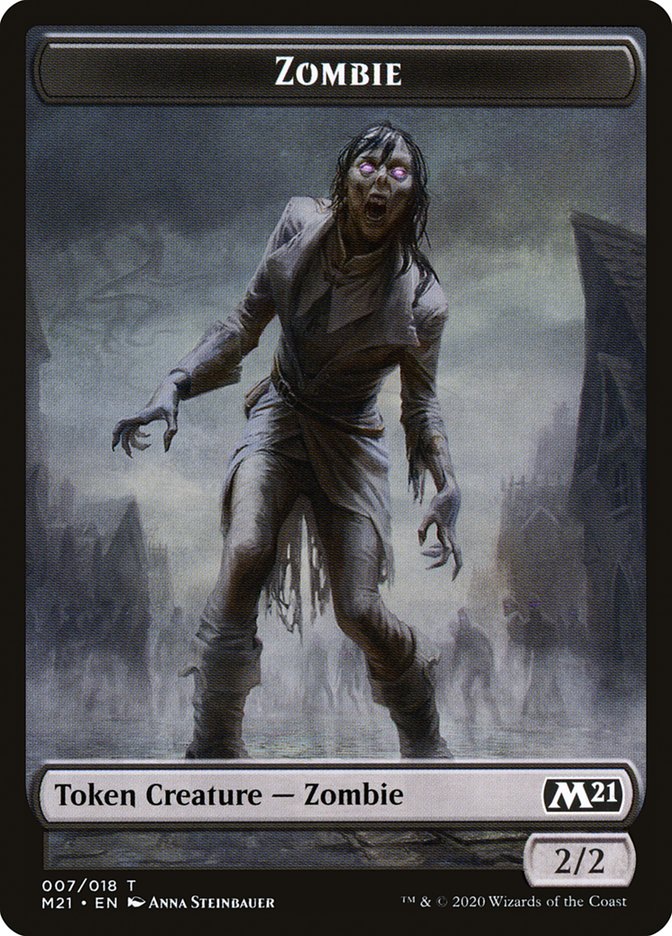 Zombie [Core Set 2021 Tokens] | Grognard Games