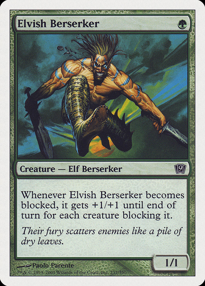 Elvish Berserker [Ninth Edition] | Grognard Games