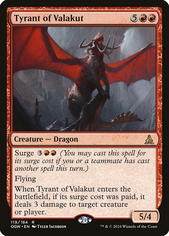 Tyrant of Valakut [Oath of the Gatewatch] | Grognard Games