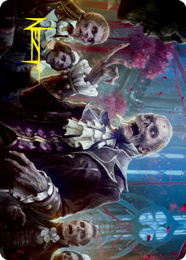 Undead Butler Art Card (Gold-Stamped Signature) [Innistrad: Crimson Vow Art Series] | Grognard Games