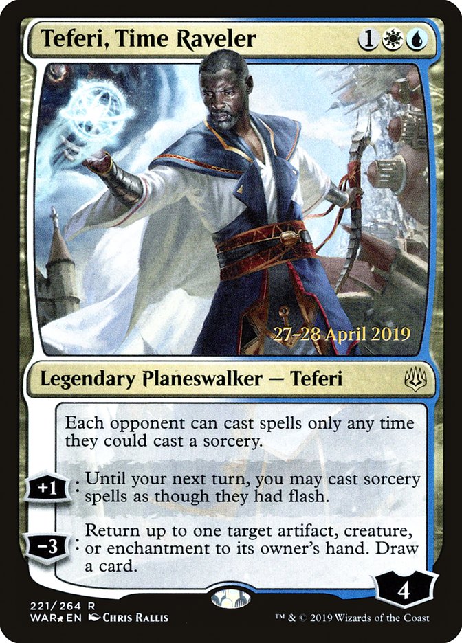 Teferi, Time Raveler  [War of the Spark Prerelease Promos] | Grognard Games