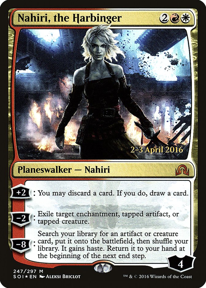 Nahiri, the Harbinger [Shadows over Innistrad Prerelease Promos] | Grognard Games