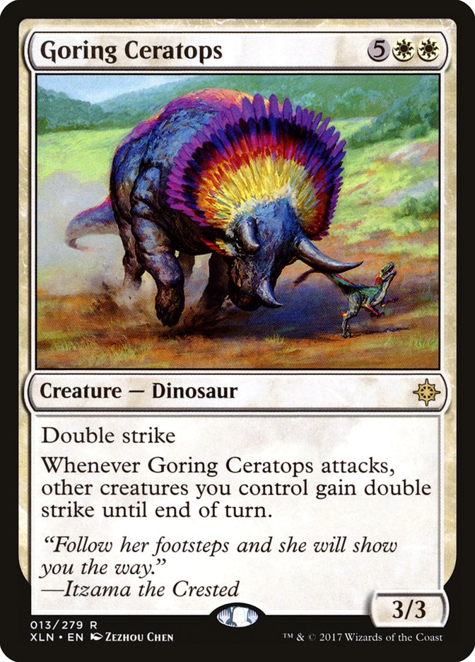 Goring Ceratops [Ixalan] | Grognard Games