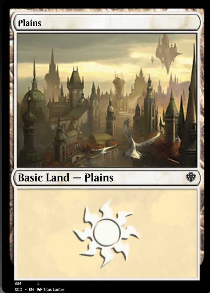 Plains (334) [Starter Commander Decks] | Grognard Games