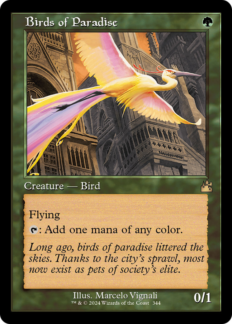 Birds of Paradise (Retro) [Ravnica Remastered] | Grognard Games