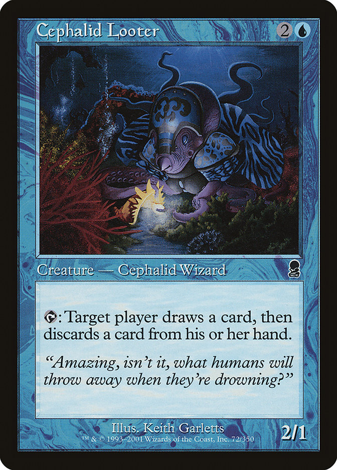 Cephalid Looter (Misprinted) [Odyssey] | Grognard Games