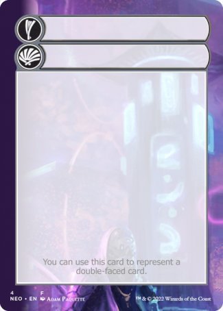 Helper Card (4/9) [Kamigawa: Neon Dynasty Tokens] | Grognard Games