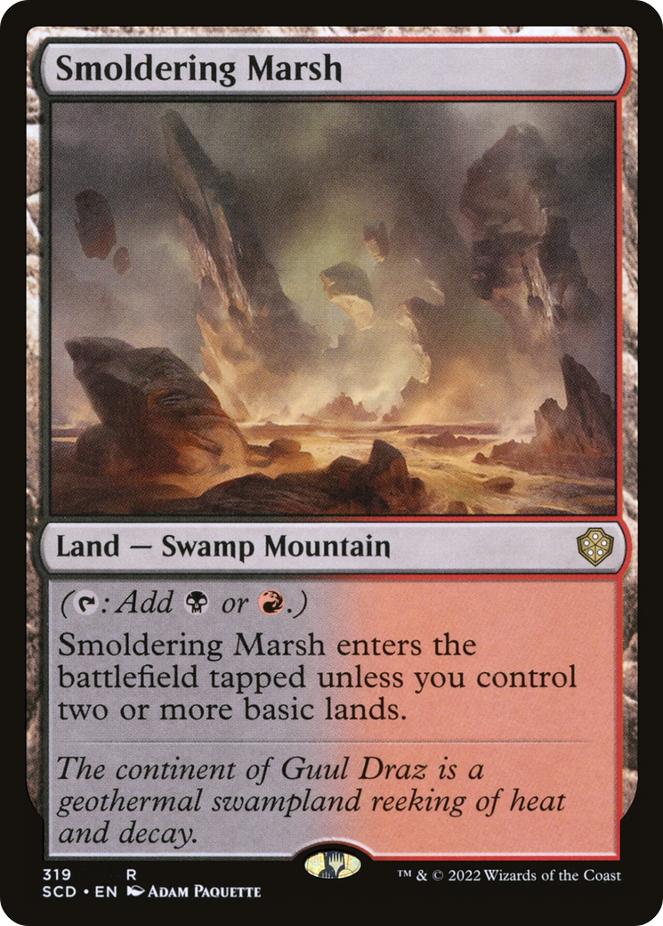 Smoldering Marsh [Starter Commander Decks] | Grognard Games