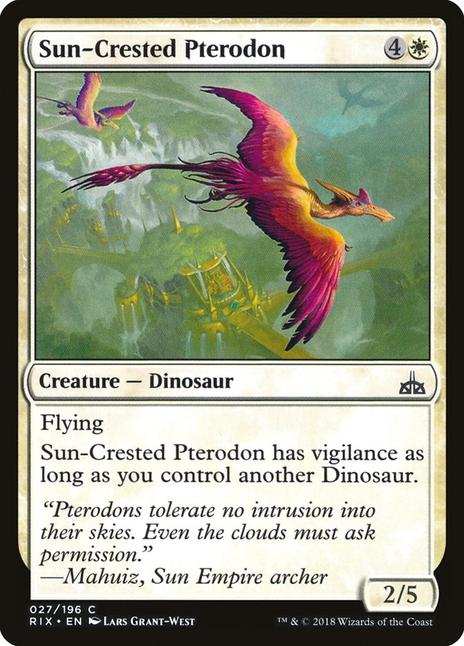 Sun-Crested Pterodon [Rivals of Ixalan] | Grognard Games