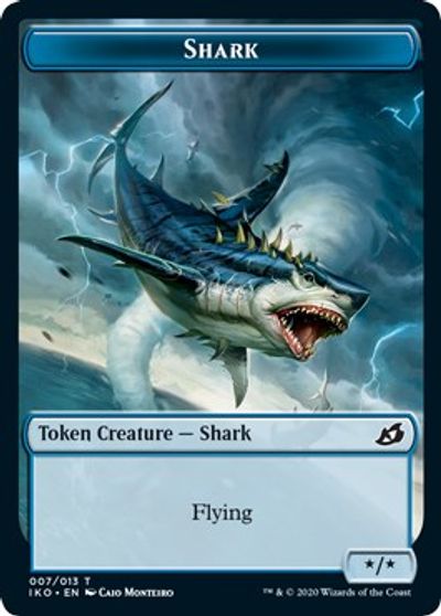 Pegasus // Shark Double-sided Token [Challenger 2021 Tokens] | Grognard Games