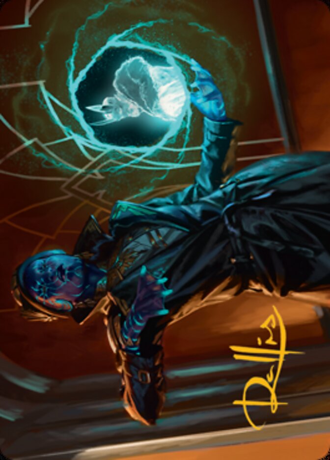 Kamiz, Obscura Oculus Art Card (Gold-Stamped Signature) [Streets of New Capenna Art Series] | Grognard Games