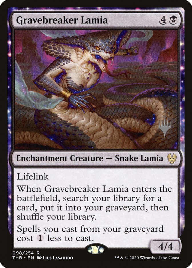 Gravebreaker Lamia (Promo Pack) [Theros Beyond Death Promos] | Grognard Games