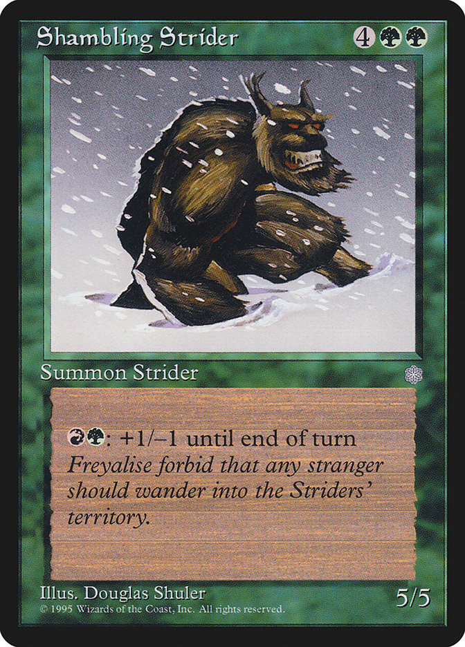 Shambling Strider [Ice Age] | Grognard Games