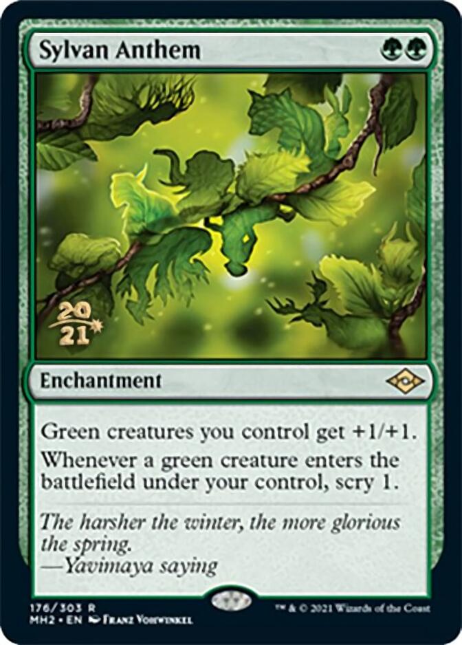 Sylvan Anthem [Modern Horizons 2 Prerelease Promos] | Grognard Games