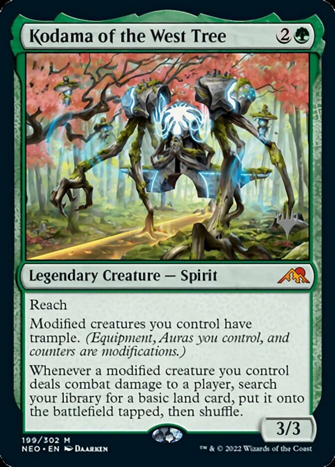 Kodama of the West Tree (Promo Pack) [Kamigawa: Neon Dynasty Promos] | Grognard Games