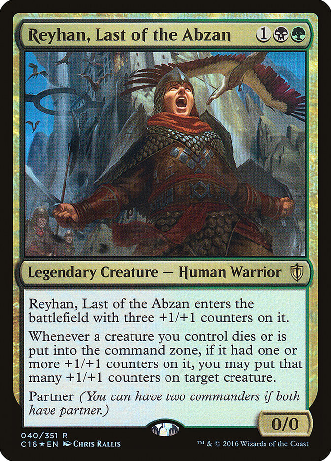 Reyhan, Last of the Abzan [Commander 2016] | Grognard Games