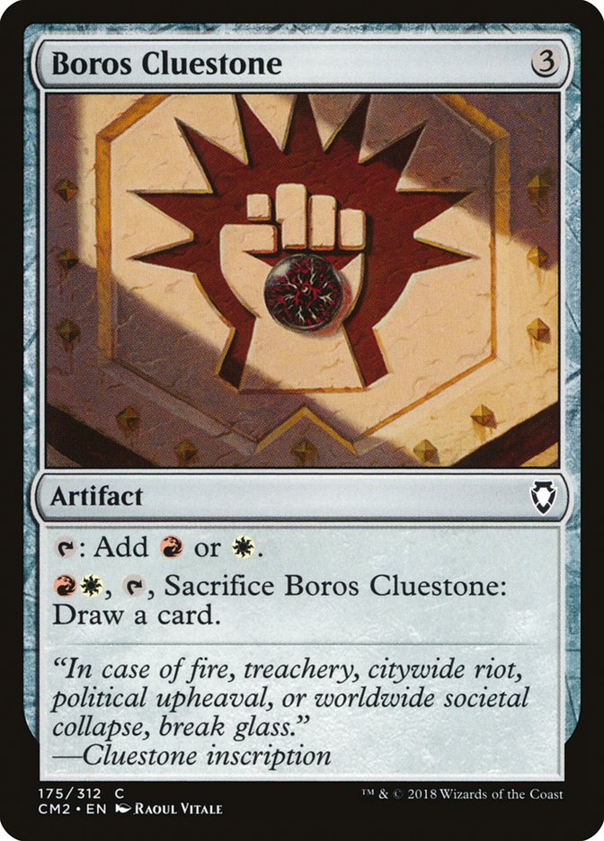 Boros Cluestone [Commander Anthology Volume II] | Grognard Games