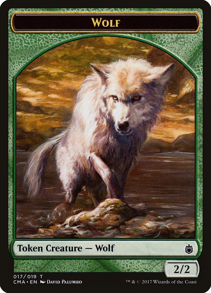 Wolf (017/019) [Commander Anthology Tokens] | Grognard Games