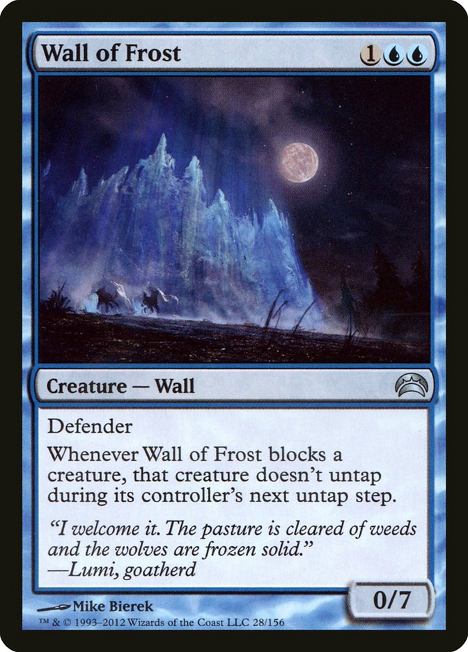 Wall of Frost [Planechase 2012] | Grognard Games