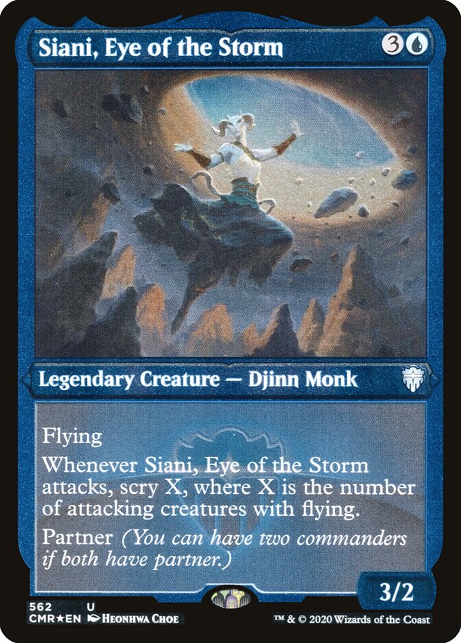 Siani, Eye of the Storm (Etched) [Commander Legends] | Grognard Games