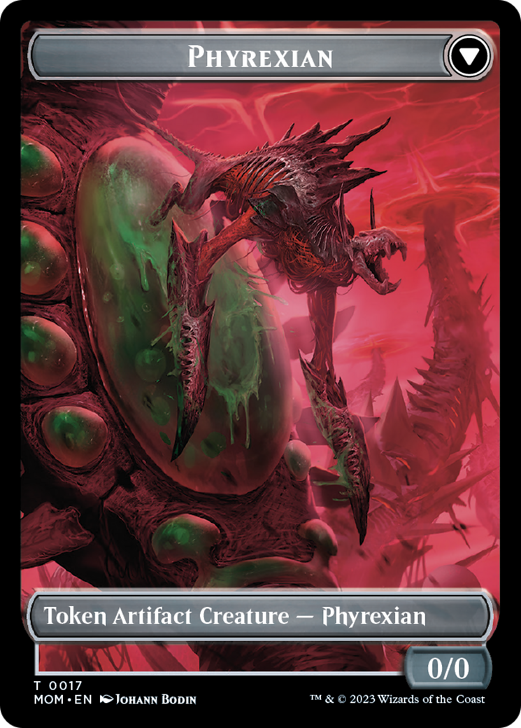 Incubator // Phyrexian (17) Double-Sided Token [March of the Machine Tokens] | Grognard Games