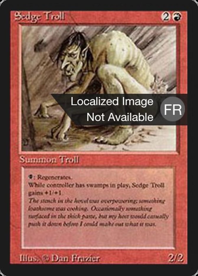 Sedge Troll [Foreign Black Border] | Grognard Games