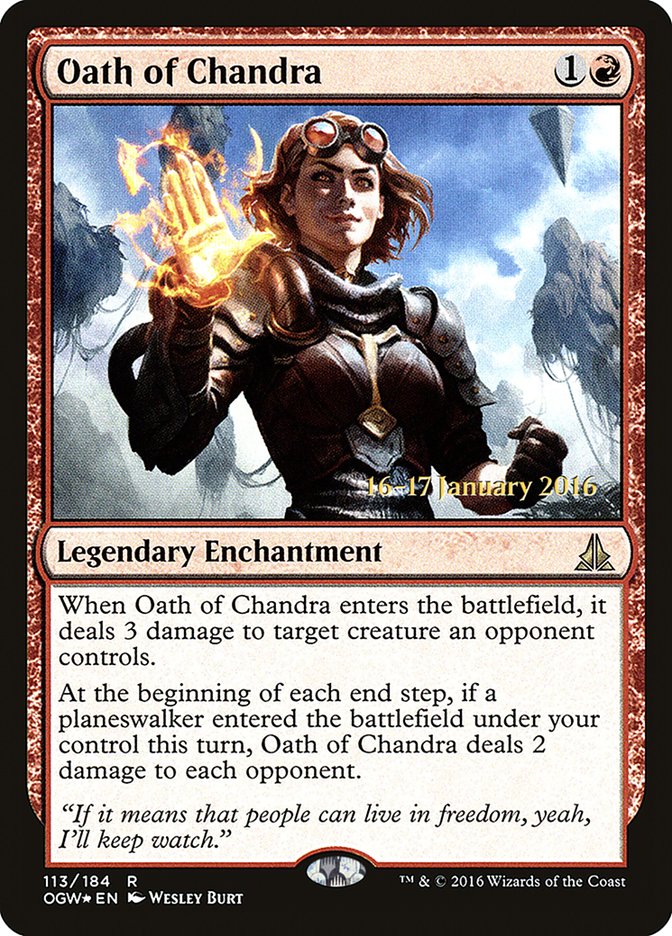 Oath of Chandra [Oath of the Gatewatch Prerelease Promos] | Grognard Games