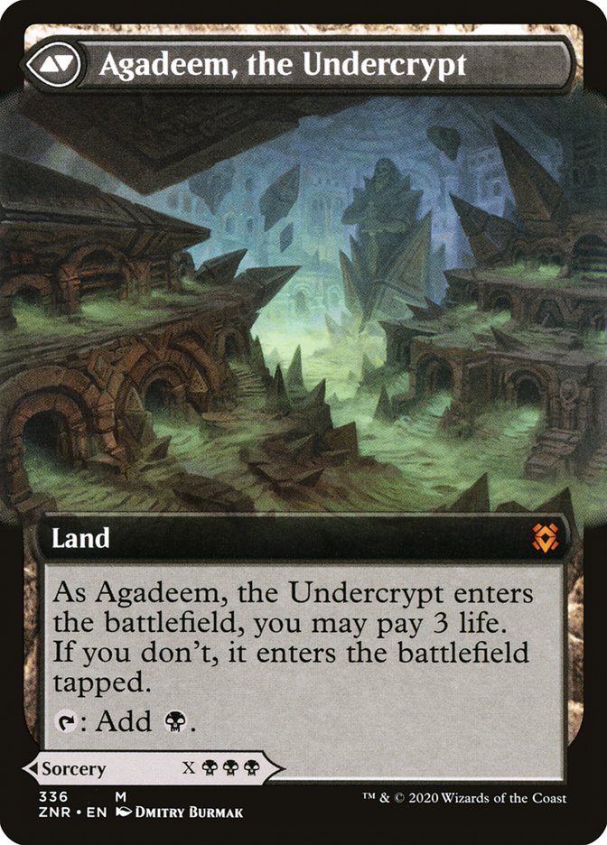 Agadeem's Awakening // Agadeem, the Undercrypt (Extended) [Zendikar Rising] | Grognard Games