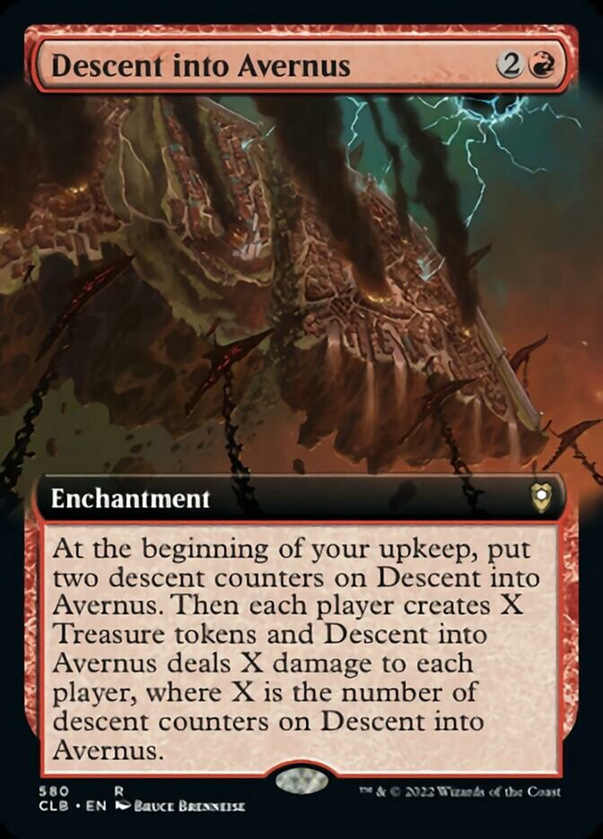 Descent into Avernus (Extended Art) [Commander Legends: Battle for Baldur's Gate] | Grognard Games