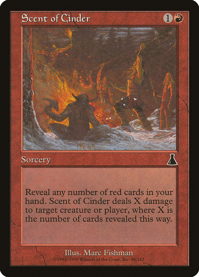 Scent of Cinder [Urza's Destiny] | Grognard Games